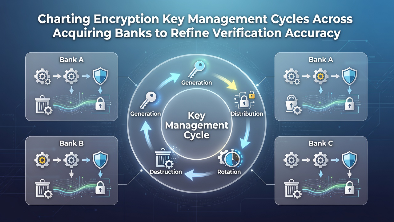 Flow chart of multi-channel transaction verification using synchronized encryption keys