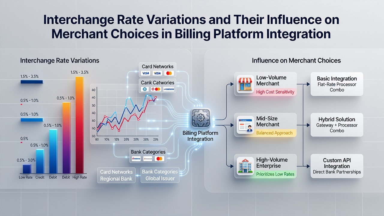 Chart displaying average interchange rate variations by card type and region as of mid-2026