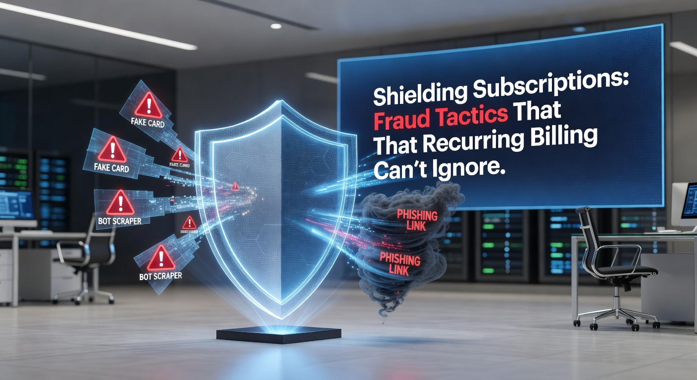 Digital shield protecting recurring payment streams from fraud vectors in subscription models